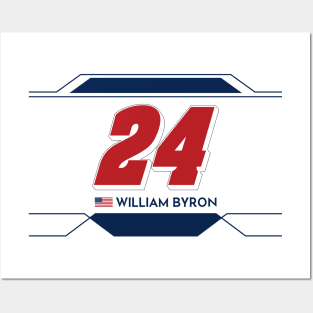 William Byron #24 2023 NASCAR Design Posters and Art